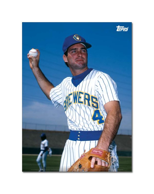 Paul Molitor Player Portrait Poster #2-21.5 x 29.5- artpp-pm02-130128-l