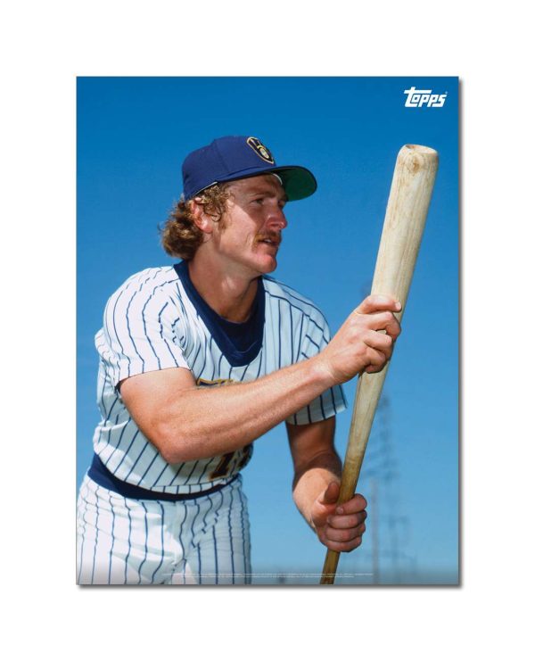 Robin Yount Player Portrait Poster #1-18 x 24- artpp-ry01-130198-m