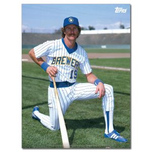 Robin Yount Player Portrait Poster #2-18 x 24- artpp-ry02-130199-m