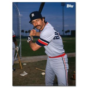 Tom Brookens Player Portrait Poster #4-18 x 24- artpp-tb04-130267-m