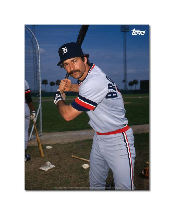 Tom Brookens Player Portrait Poster #4-18 x 24- artpp-tb04-130267-m