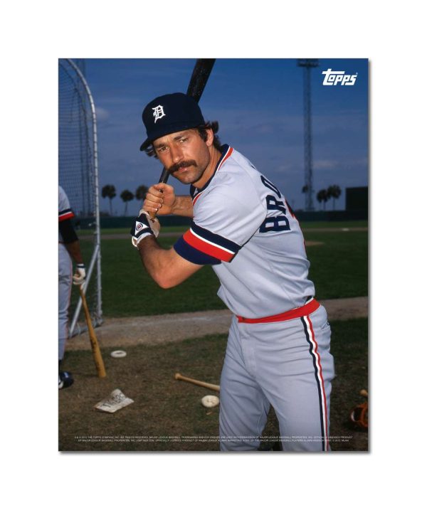 Tom Brookens Player Portrait Poster #4-11 x 14- artpp-tb04-130267-s