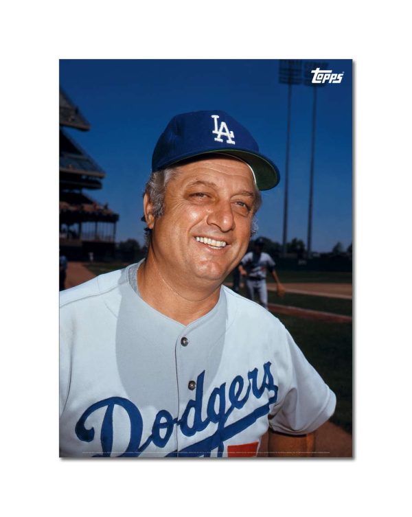 Tommy Lasorda Player Portrait Poster #1-21.5 x 29.5- artpp-tl01-130109-l