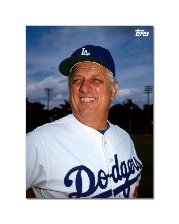 Tommy LaSorda Player Portrait Poster #2-21.5 x 29.5- artpp-tl02-130402-l