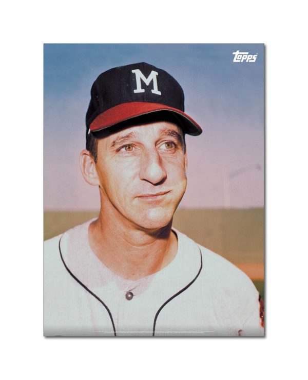 Warren Spahn Player Portrait Poster #1-18 x 24- artpp-ws01-130176-m