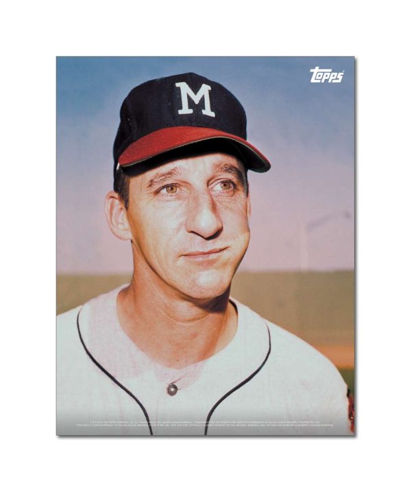 Warren Spahn Player Portrait Poster #1-11 x 14- artpp-ws01-130176-s