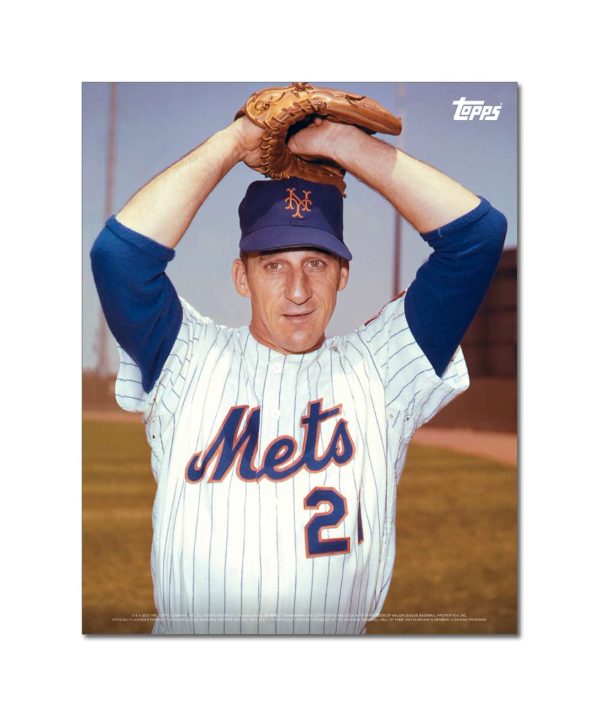 Warren Spahn Player Portrait Poster #2-11 x 14- artpp-ws02-130177-s