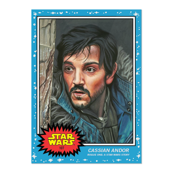 Topps Star Wars Living Set™ Card #107 - Cassian Andor- artsw-cckb16-20tls-0107