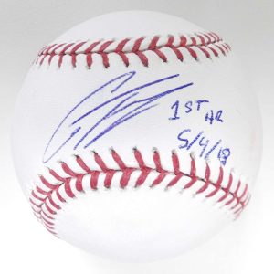 Gleyber Torres Autographed & Inscribed "MLB First HR 5/4/2018" Baseball- t0027350a00018n