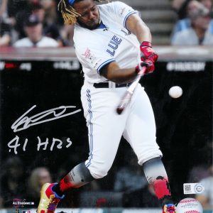 Vladimir Guerrero Jr. Autographed Photo - HR Derby - Inscribed 91 HR's- t003840oghh0019n