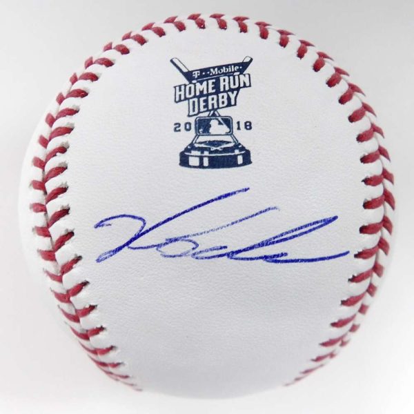 Kyle Schwarber Autographed Home Run Derby Baseball- t0009360000018n