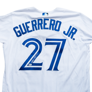 Vladimir Guerrero Jr. Autographed Authentic Jersey - Silver Ink- t0038000000019n