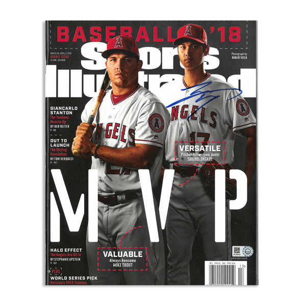 Shohei Ohtani Autographed SI Magazine- t0034900000020n