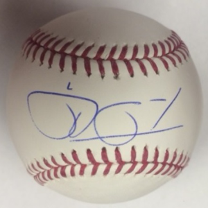 Travis d'Arnaud Autographed Baseball- mlbpaa-bbtdarn