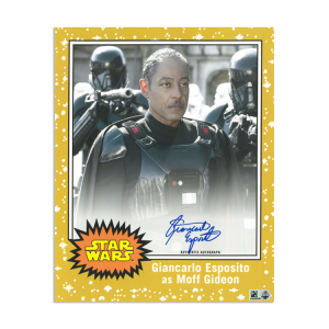 Giancarlo Esposito as Moff Gideon Autographed Oversized Gold Trading Card # to 5- w1118610000420n