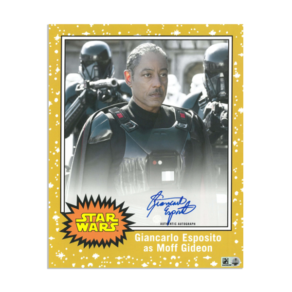 Giancarlo Esposito as Moff Gideon Autographed Oversized Gold Trading Card # to 5- w1118610000420n
