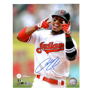 Francisco Lindor Autographed 8x10 Smiling- t000440l0dd0018n