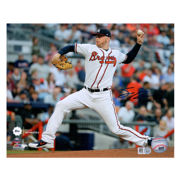 Sean Newcomb Autographed photo - 8X10 'PITCHING'- t00184030f0018n
