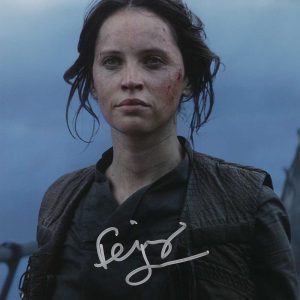 Felicity Jones as Jyn Erso in Rogue One: A Star Wars Story 8x10 Autographed Photo- w10084010061b0n