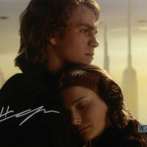 HAYDEN CHRISTENSEN AS ANAKIN SKYWALKER 8X10 AUTOGRAPHED IN 'SILVER' INK PHOTO- w10144010575k0n