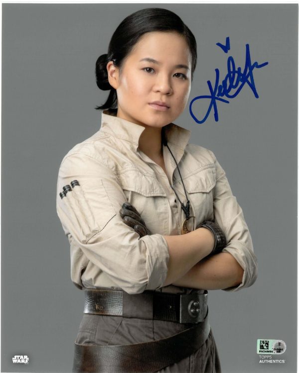 Kelly Marie Tran as Rose Tico in Star Wars: The Rise Of Skywalker Autographed Photo - Portrait- w10964000794s0n