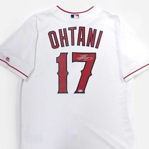 Shohei Ohtani Autographed Angels Replica Jersey - 2018 Home (White)- t0034100000018n