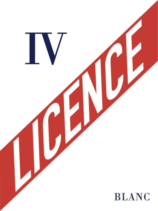 Licence IV Blanc 2020- 1306552