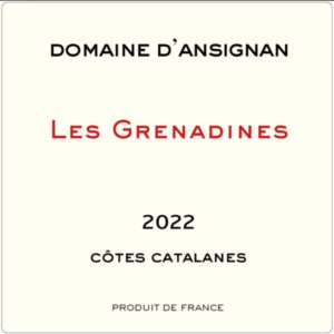Domaine D'Ansignan Les Grenadines 2022- 1317122