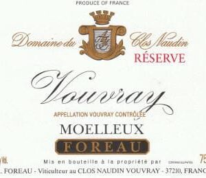 Philippe Foreau Vouvray Moelleux Clos Naudin Reserve 2018- 1225030