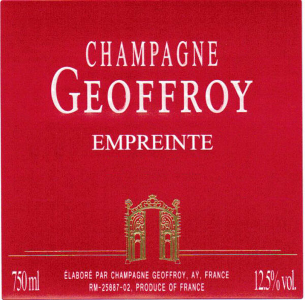 Geoffroy Empreinte Blanc de Noirs Premier Cru 2016- 1403590