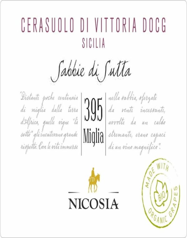 Nicosia Cerasuolo di Vittoria Sabbie di Sutta 2020- 1120565
