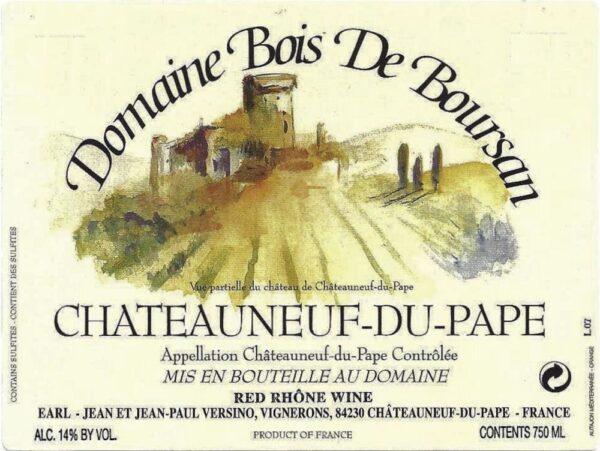 Domaine Bois de Boursan Chateauneuf-du-Pape Tradition 2020- 1350164