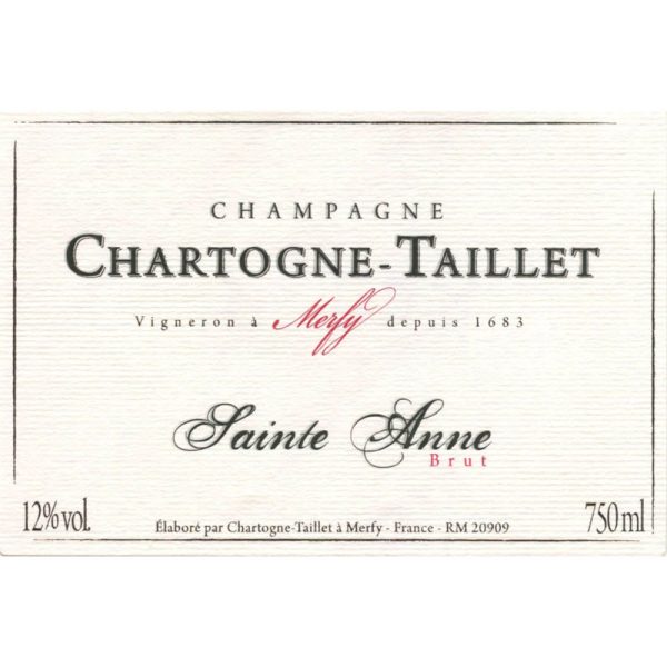 Chartogne-Taillet Cuvee St. Anne Brut- 10280