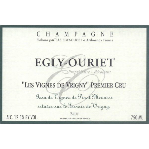 Egly-Ouriet Les Vignes de Vrigny Brut- 17405
