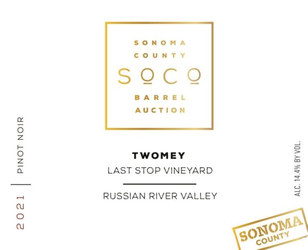 Twomey Boxcar No 122 Last Stop Vineyard (Sonoma Barrel Auction) 2021- 1023538