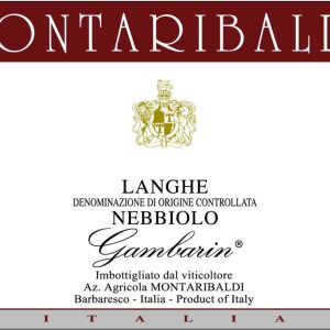 Montaribaldi Langhe Gambarin Nebbiolo 2021- 1585097