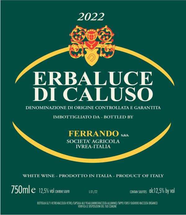 Luigi Ferrando Cariola Erbaluce di Caluso 2022- 1415827