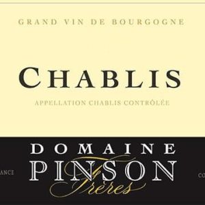 Domaine Pinson Freres Chablis 2022- 1613630