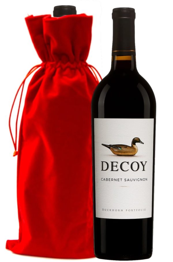 Decoy California Cabernet with Red Velvet Gift Bag- 1132847
