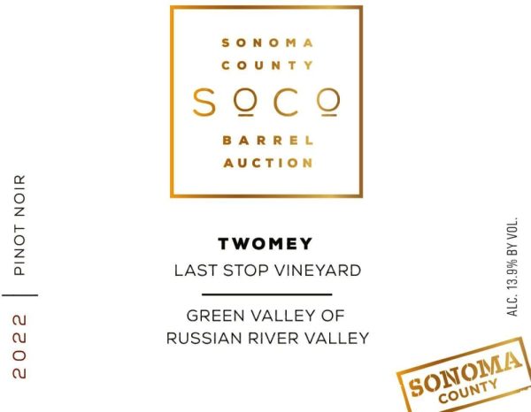 Twomey Milepost 10.115 Pinot Noir (Sonoma Barrel Auction) 2022- 1805557