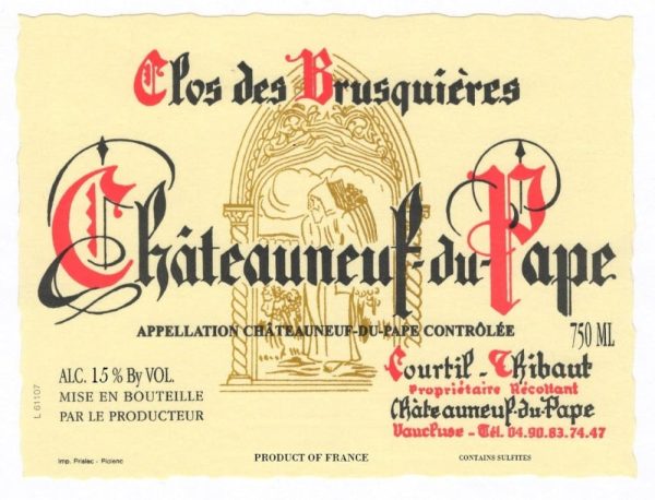 Clos des Brusquieres Chateauneuf-du-Pape 2021- 1320148