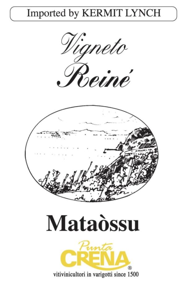 Punta Crena Colline Savonesi Mataossu Vigneto Reine 2022- 1591173