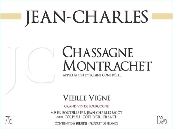 Domaine Jean-Charles Chassagne-Montrachet Vieille Vigne Rouge 2021- 1700970