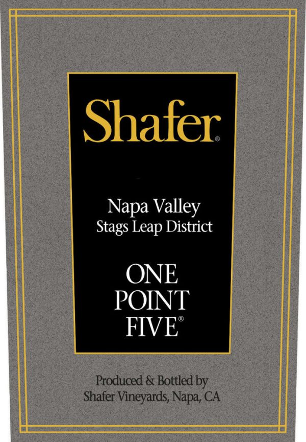 Shafer One Point Five Cabernet Sauvignon (375ML half-bottle) 2021- 1415734