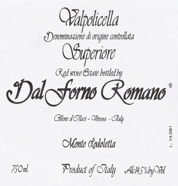 Dal Forno Romano Valpolicella Superiore 2018- 1902513