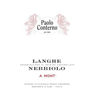 Paolo Conterno A Mont Langhe Nebbiolo 2021- 1683716