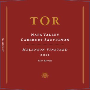 TOR Melanson Vineyard Pritchard Hill Cabernet Sauvignon 2021- 1587497