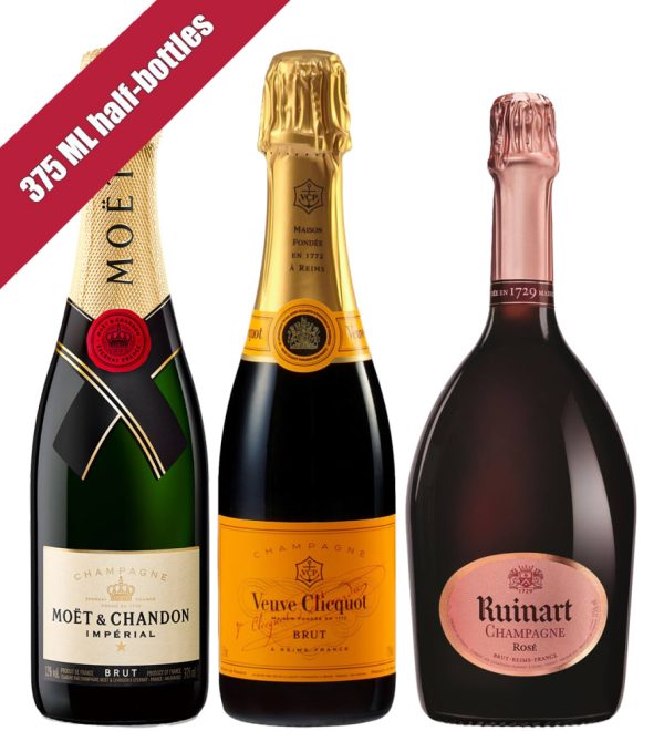 Champagne Trio 375ml half-bottle Set- 1888165