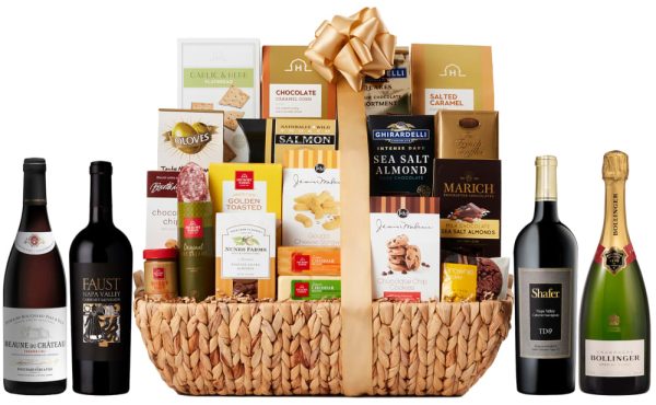 Super Grand Gourmet Wine Gift Basket- 126316