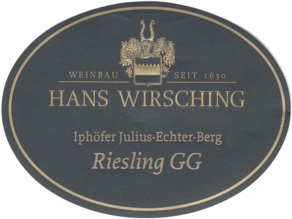 Weingut Hans Wirsching Iphofer Julius-Echter-Berg Riesling Grosses Gewachs 2020- 1634877